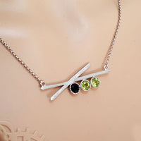 and Balck Onyx Gemstones. By Nafisa Designs