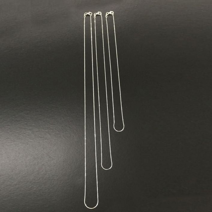 High-quality 925 Sterling Silver Chain Sizes