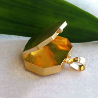 Hexagon Shape Gold Locket (Bespoke)