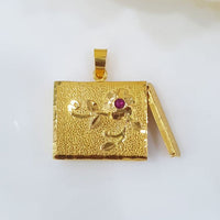 Rectangle Gold Locket (Bespoke)