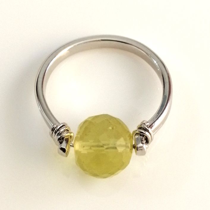 Ponder Ring - Lemon Quartz