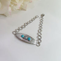 Birthstone Timeline bracelet - Round Shape Turquoise, Feroza, Agate