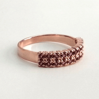 Elegant Rhodolite Ring