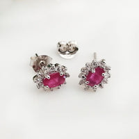 Classic Ruby Studs