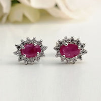 Classic Ruby Studs