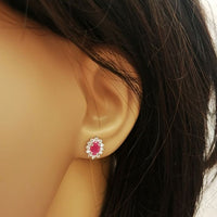 Classic Ruby Studs