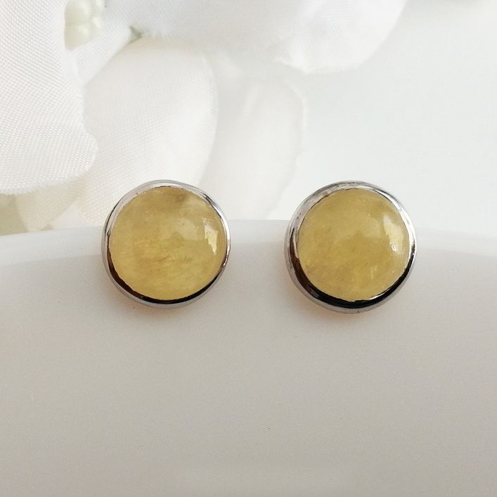 Moonstone Studs
