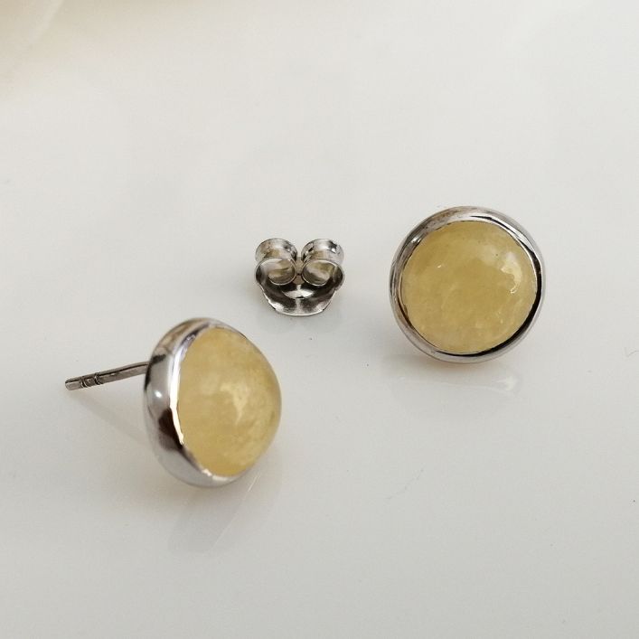 Moonstone Studs