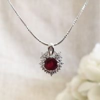 Ruby Star Pendant