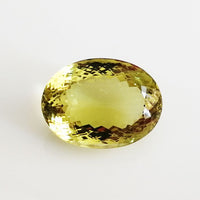 Lemon Quartz - Oval Shape (68.25 Ct)