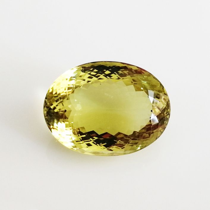 Lemon Quartz - Oval Shape (68.25 Ct)