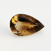 Dark Citrine - Pear Shape 29.65 ct