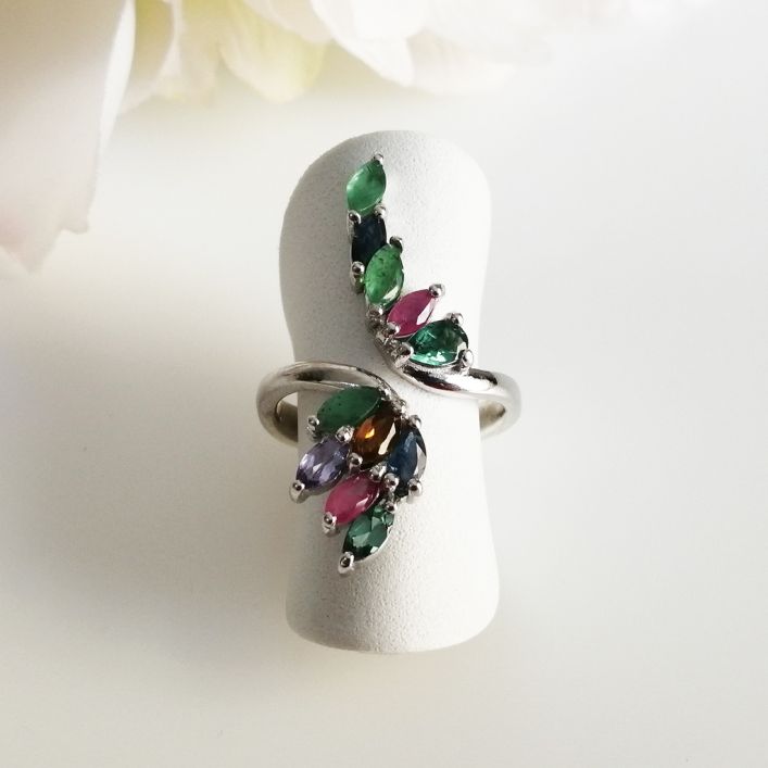 Leaf Ring - Multicolour