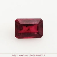 Ruby Gemstone - 1.5 ct.  5mm