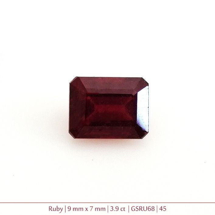 Ruby Gemstone - 3.9 ct  7mm