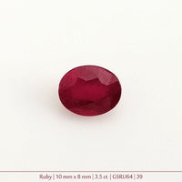 Ruby Gemstone - 3.5 ct. 8mm