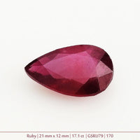 Ruby Gemstone - 17.1 ct. 12mm