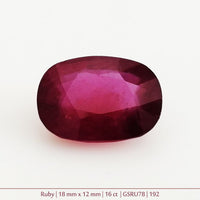 Ruby Gemstone - 16 ct.  12mm