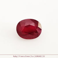 Ruby Gemstone - 5 ct.  9mm