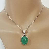 Green Chrysoprase Pendant (11.83 gms)