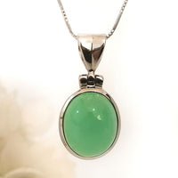 Green Chrysoprase Pendant (11.83 gms)