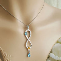 Infinity Set -  Topaz & Citrine