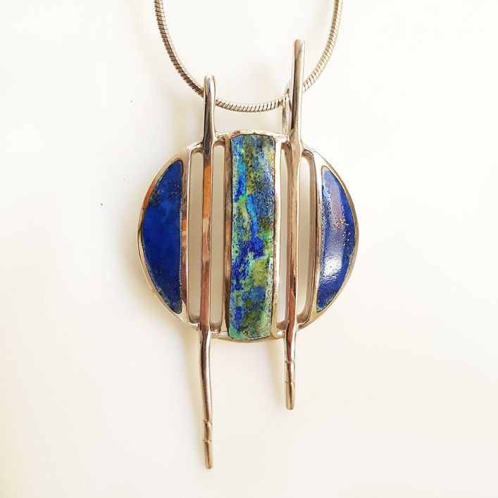 Earth Pendant - Lapis Lazuli