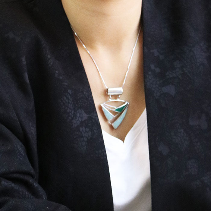 Aegis Amazonite Pendant