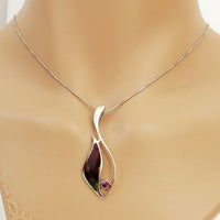 Fish Pendant - Ruby Zoisite & Rhodolite