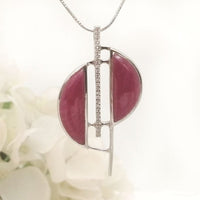 Arc Pendant - Ruby