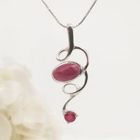 Whirl Pendant - Ruby