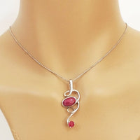 Whirl Pendant - Ruby
