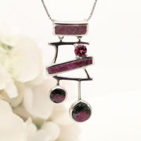 Ecstasy Pendant - Ruby Zoisite & Rhodolite 