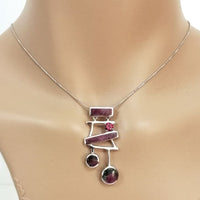 Ecstasy Pendant - Ruby Zoisite & Rhodolite