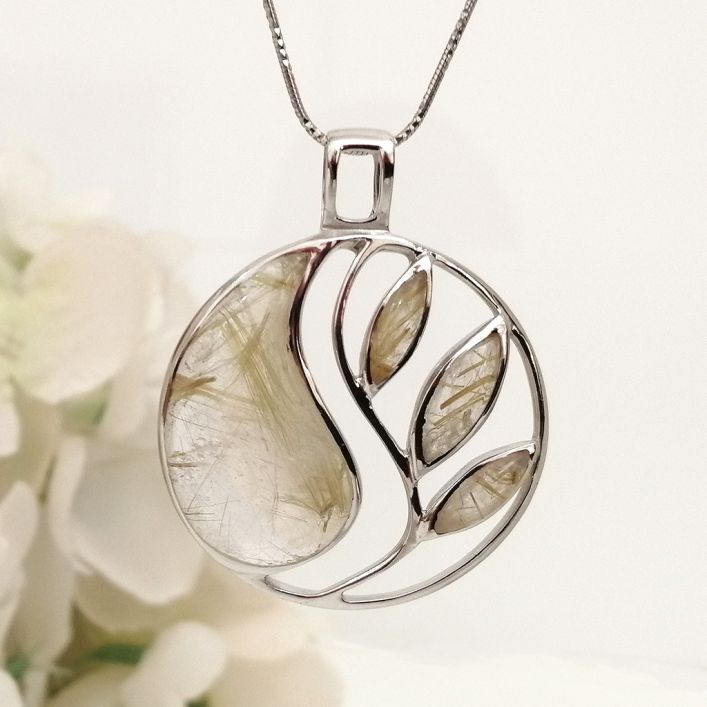 Ravishing Pendant - Rutile Quartz