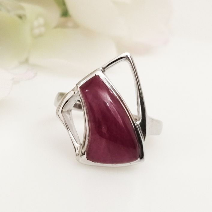 Fancy Cut Ruby Ring 