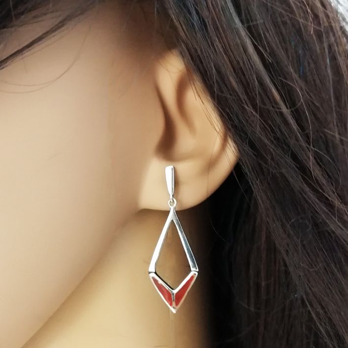 Drop Earrings - Agate