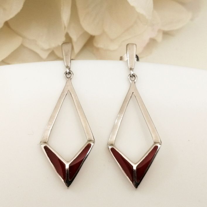 Drop Earrings - Agate