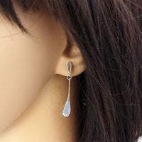 Lean Earrings - Chalcedony