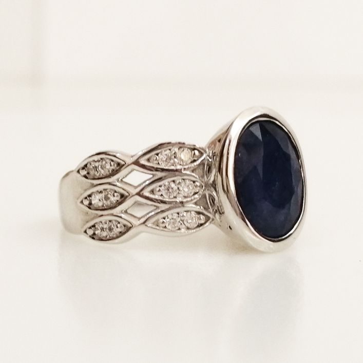 Blue Sapphire Unisex Ring