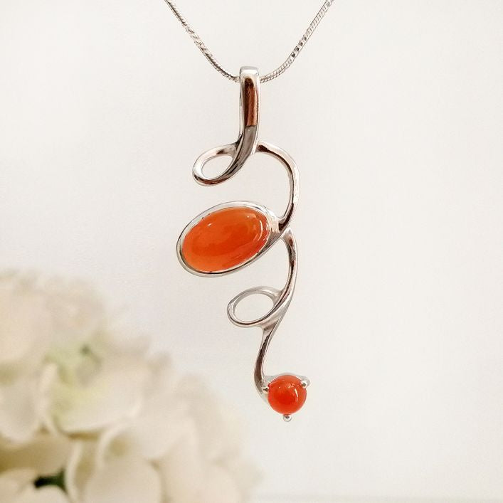 Whirl Pendant - Agate