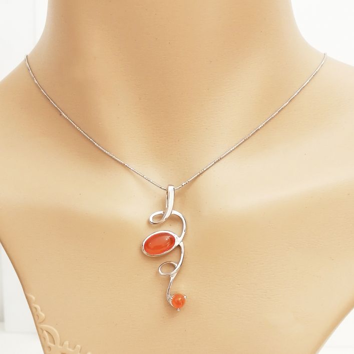 Whirl Pendant - Agate
