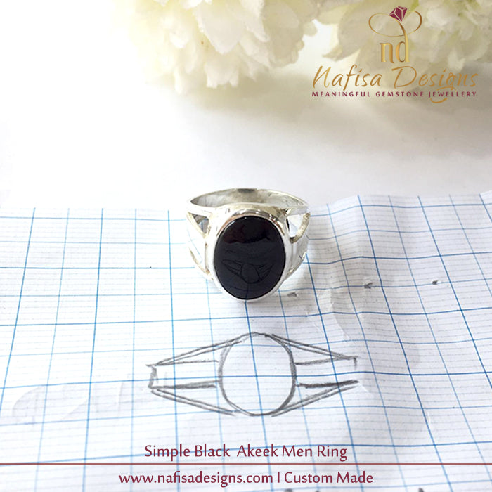 Simple Akeek Men Ring