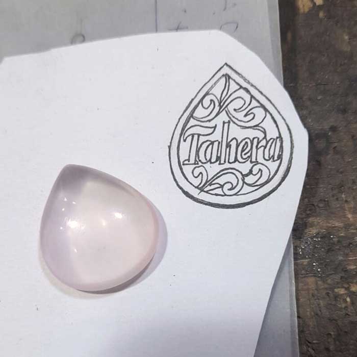 Tahera Rose Quarts Ring