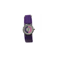 Olivia Children's Girls Analogue Classic Quartz Time Teacher Watch with Velcro Strap TOC149  - CLEARANCE NEEDS RE-BATTERY
