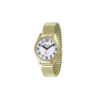 Ravel Mens Expander Bracelet Watch Gilt + Ravel Womens Expander Bracelet Gilt Watch Watch R0225.02.2+R0225.02.1