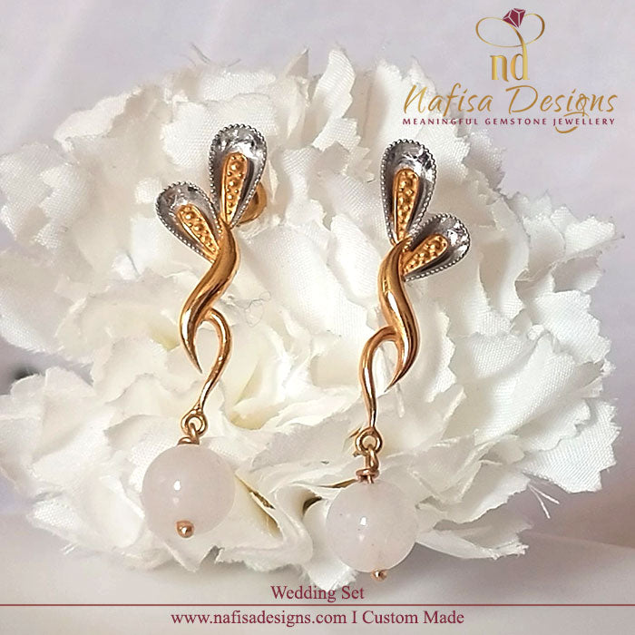 Rose Quartz Wedding Set