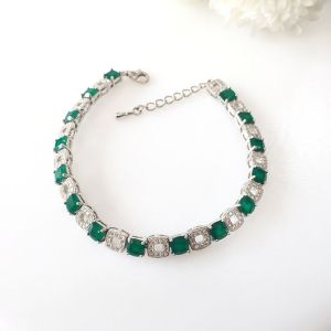 Opulent Green Onyx Bracelet