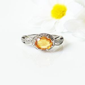 Imperial Yellow Citrine Ring