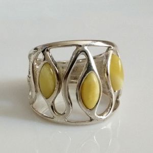Amber Wave Ring 